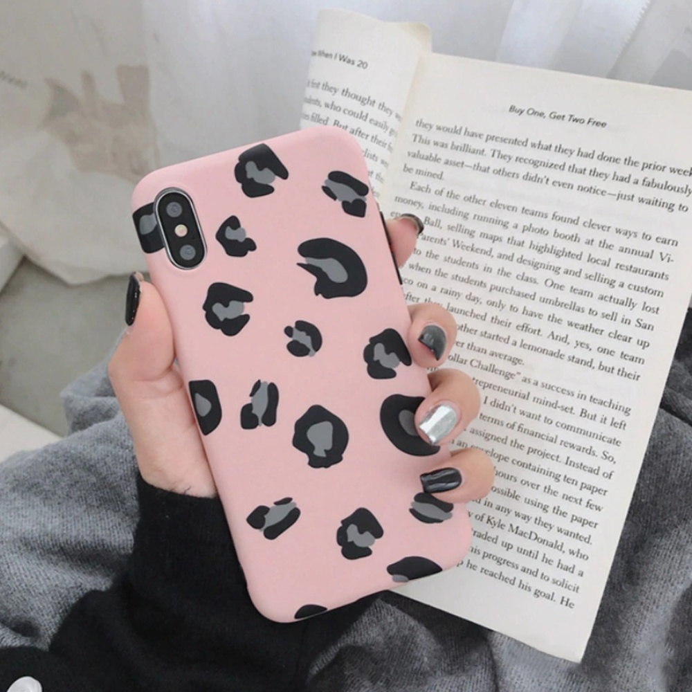 iPhone XR Blue Leopard Print Cell Phone Case Cover - Picture 4 of 5